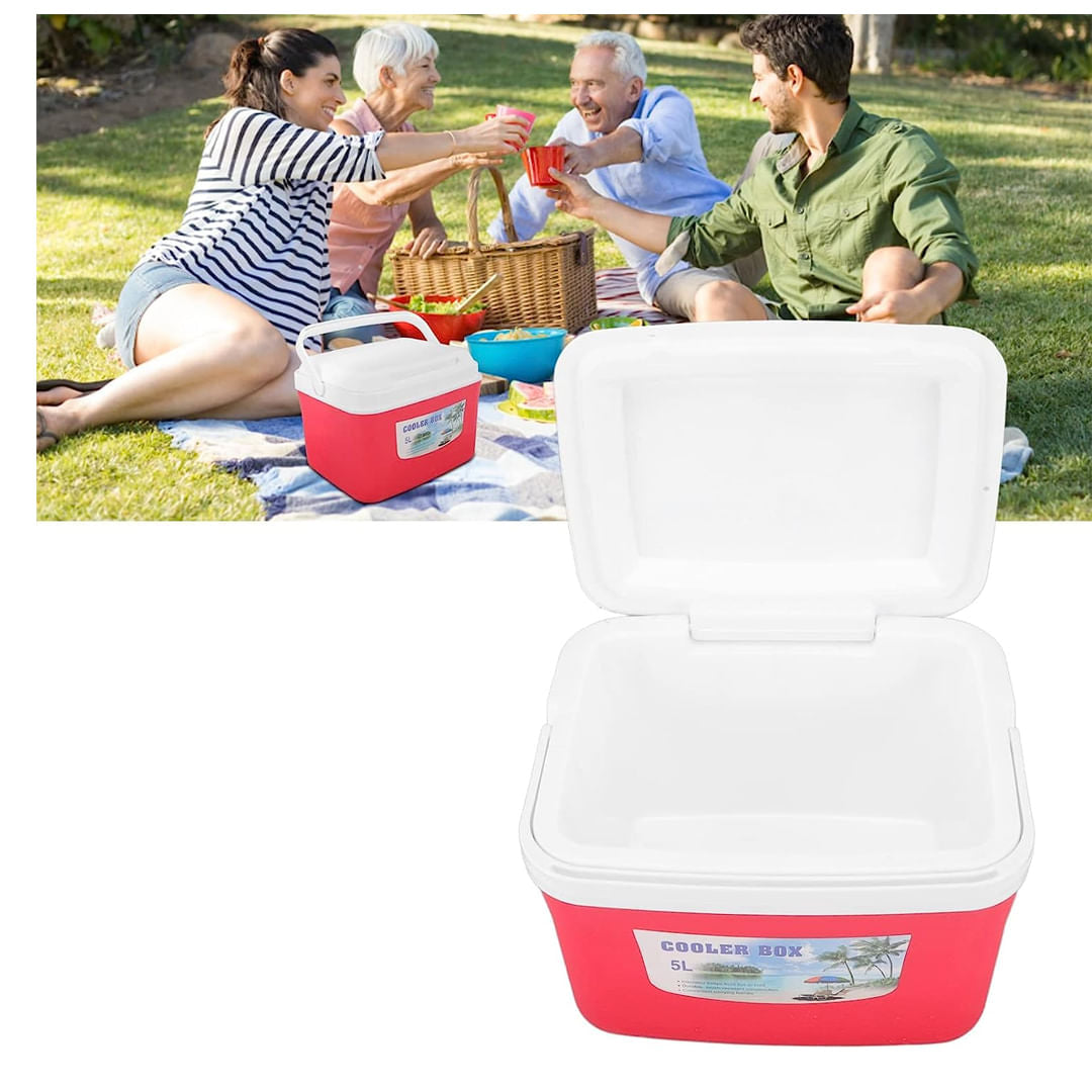 SET 3 COOLER NEVERA PORTÁTIL 5-13-26 LTS ROJO