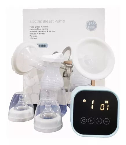 Extractor Leche Eléctrico Portátil Doble+30 Bolsa Almacenar