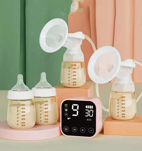 Extractor Leche Eléctrico Portátil Doble+30 Bolsa Almacenar