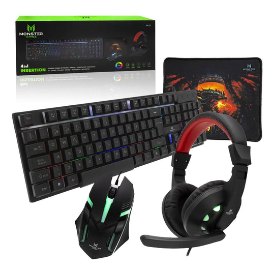 KIT MONSTER GAMER 4 EN 1 INSERTION