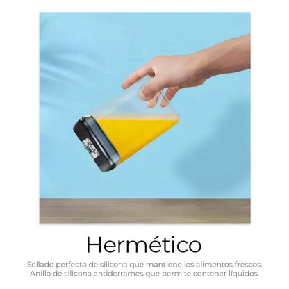 SET DE 7 CONTENEDORES HERMÉTICOS DE COCINA ENVASES ALIMENTOS