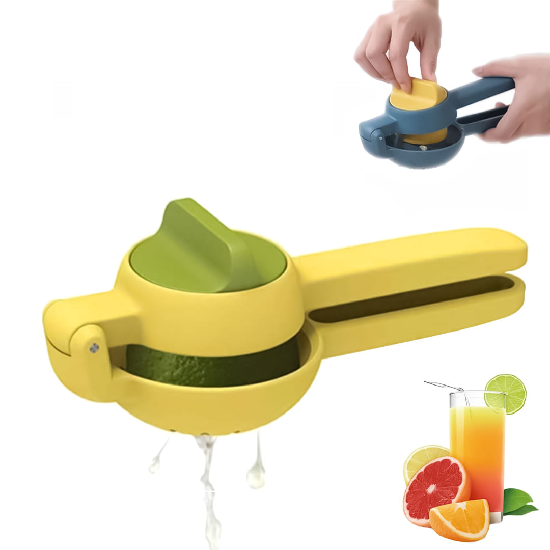 EXPRIMIDOR MANUAL DE CÍTRICOS DOBLE ACCIÓN SACA JUGOS LIMÓN