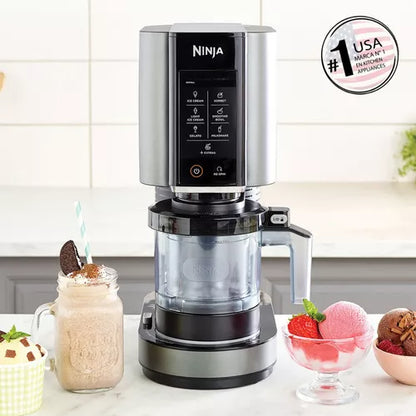 Máquina De Helados Ninja Nc300 Ninja Creami Capacidad De 0.5l Negra 220v