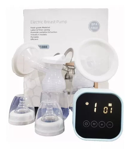 Extractor Leche Eléctrico Portátil Doble+30 Bolsa Almacenar