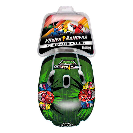 Set Casco, Rodilleras Y Coderas Power Ranger - Hasbro