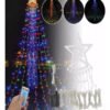 Luz Cortina Solar Arbol De Navidad Estrella Guirnalda Luces Color De Las Luces Multicolor