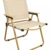 Silla Plegable Portátil Camping Playa Picnic Pesca Color Beige