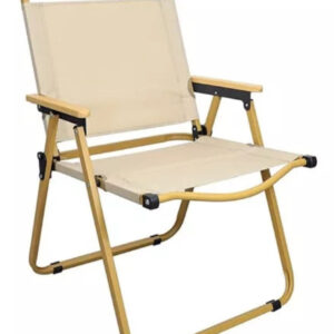 Silla Plegable Portátil Camping Playa Picnic Pesca Color Beige