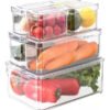 Organizador Refrigerador Cocina Set 7 Contenedores Con Tapa