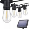 Guirnalda Luces Solar 7,5mt Exterior Maxwell + 10 Ampolletas