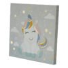 Canvas Unicornio Gris 30x30 Cm