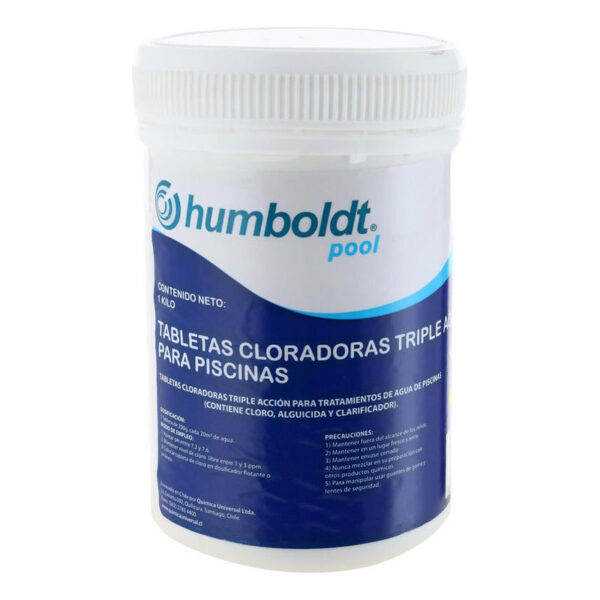 Cloro En Tabletas Para Piscinas 1 Kg Tripleaccion Humboldt