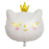 Globo Metálico Diseño  Gato Kawaii Reina