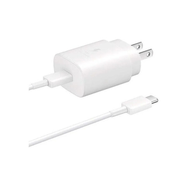 Cargador Samsung Tipo C Fast 25w Cubo Y Cable D Carga Rápida