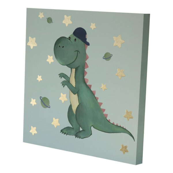 Canvas Tiranosaurio 30x30 Cm