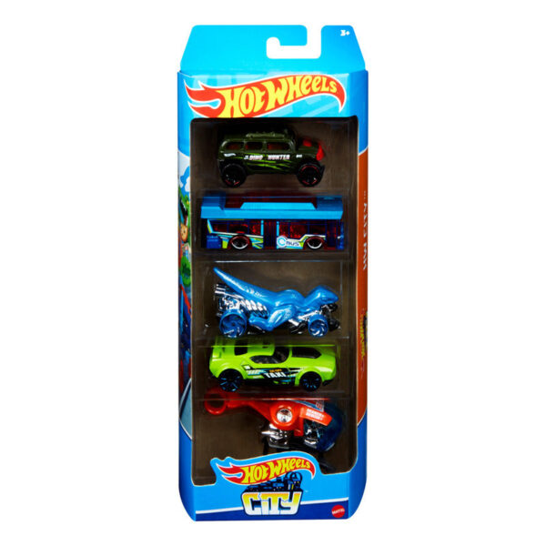Hot Wheels Paquete De 5 Autos
