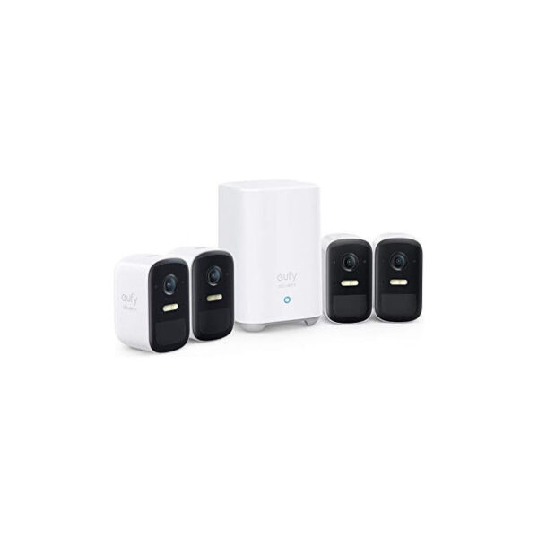 Eufy Security, Eufycam 2c Kit De 4 Cámaras, Sistema De Segur