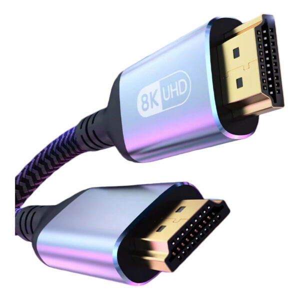 Cable Hdmi 2,1-8k-60hz-4k 120hz, 48gbps, Earc Arc Hdcp Hdr
