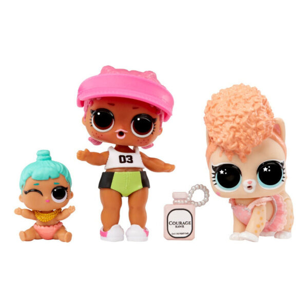 Muñeca Lol Surprise Opp Con Hermanita Y Mascota 3 Pack