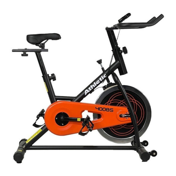 Bicicleta Estática Athletic 400bs Para Spinning Color Negro