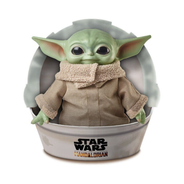 Star Wars Mattel, Peluche Grogu Vinil, Baby Yoda, Juguetes P