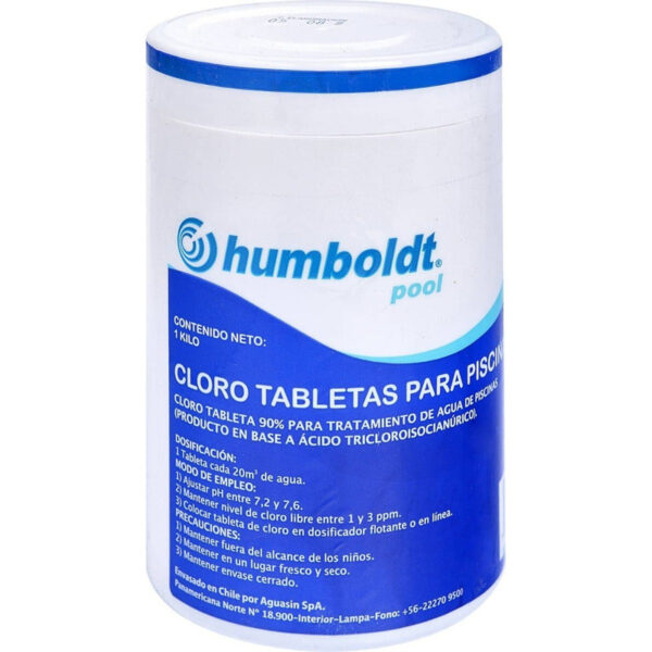 Cloro En Tabletas Para Piscinas 1 Kg Humboldt