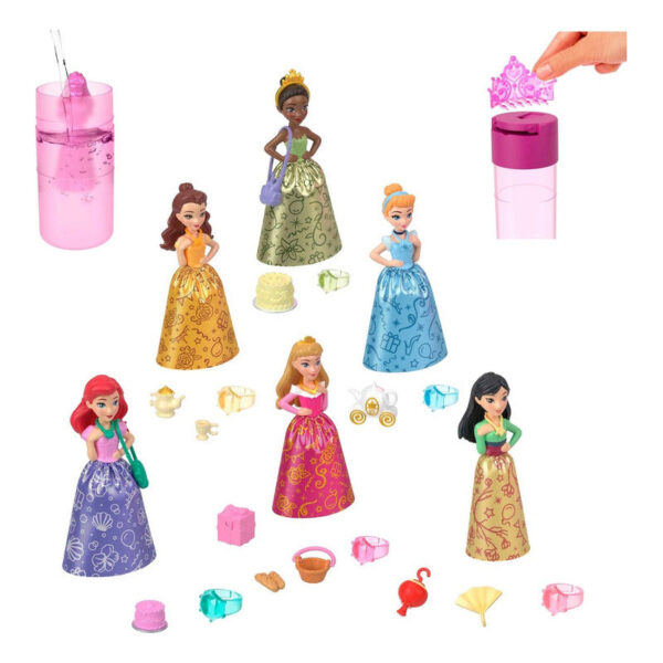 Disney Princesa Muñeca Color Reveal Real Temática Fiesta