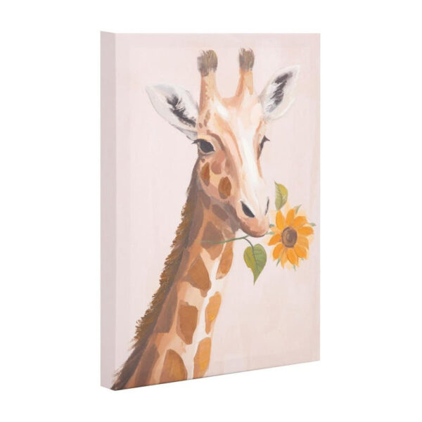 Canvas Jirafa Flor 30x40 Cm
