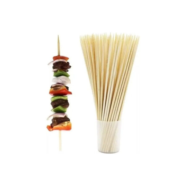 Palos Anticuchos 40cm Brocheta Pincho Papa Tornado Bambu