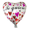 Pack De 12 Globos Metalizados + Varillas San Valentin Fraces