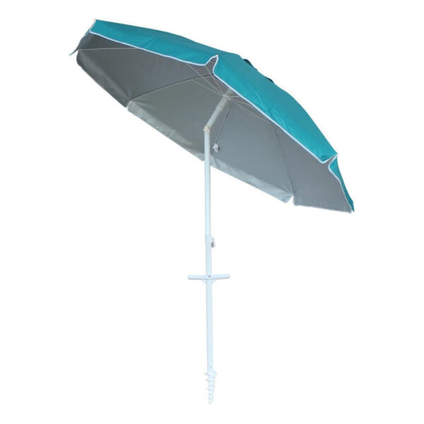 Quitasol De Playa 2mt Con Quiebre Y Estaca Factor Uv+50