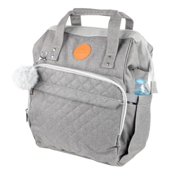 Mochila Pañalera Open Gris Infanti