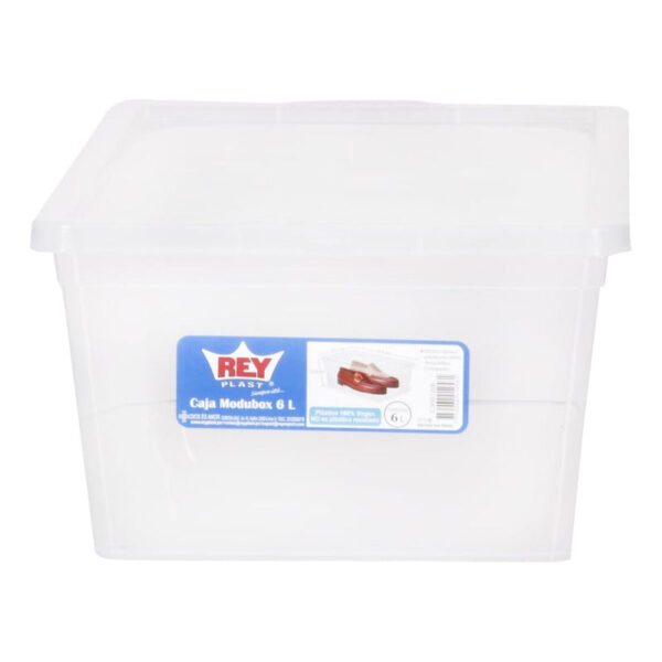 Caja Organizadora 20x12x34 Cm 6 L Transparente