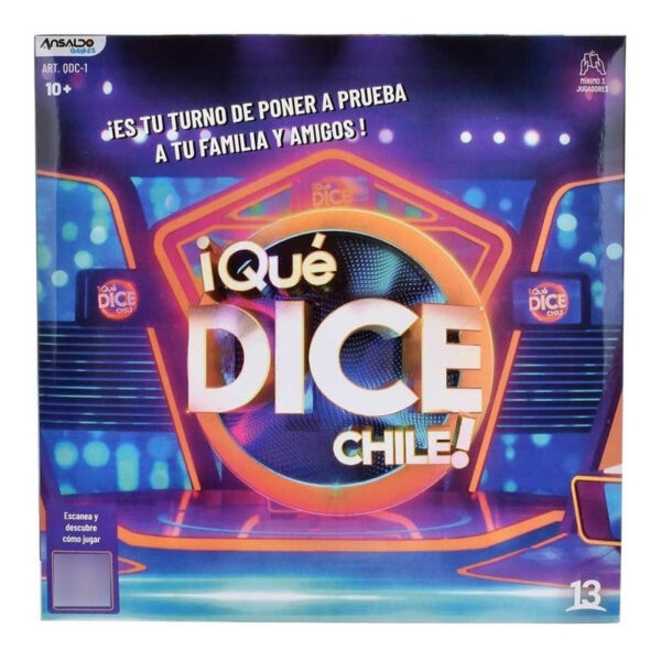 Juego De Mesa ¡qué Dice Chile! Ansaldo Games 26961