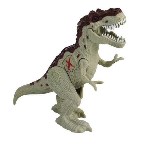 Dinosaurio Cafe 20 Cms Con Luz Y Sonido
