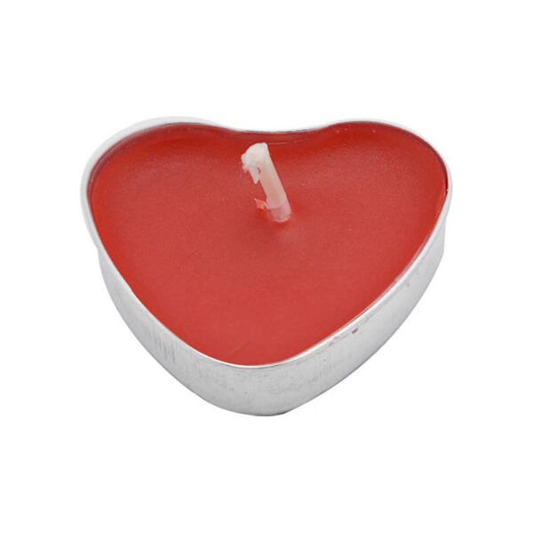 Pack De 10 Velas Flotantes En Forma De Corazón / Tealight
