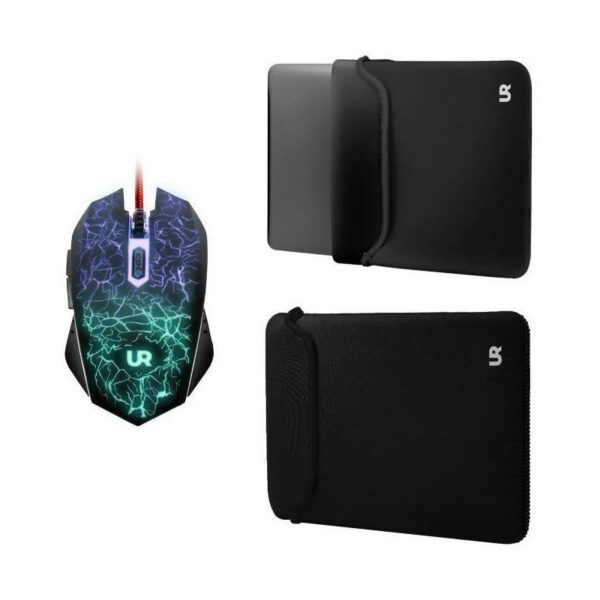 Kit Funda Reversible 14  + Mouse Gamer