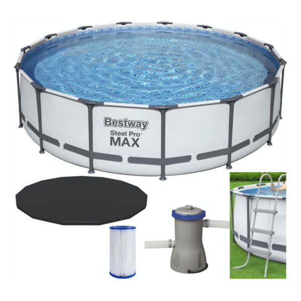 Piscina Estructural Bestway Capacidad D 14970 Litros D 457cm