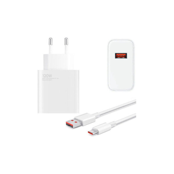 Cargador Pared 120w Usb Tipo C Ultra Rapida + Cable Generico