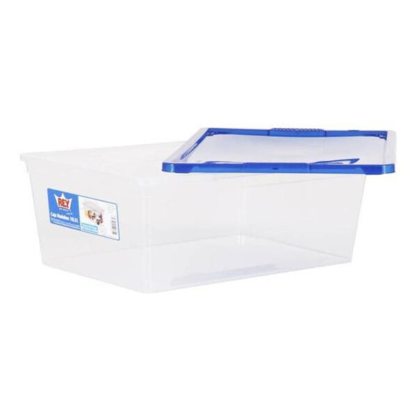 Caja Organizadora 10 Litros 38x26x13 Cm Azul