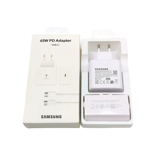 Cargador Rápido Usb-c Samsung Ep-ta845xwegww 45w - Blanco
