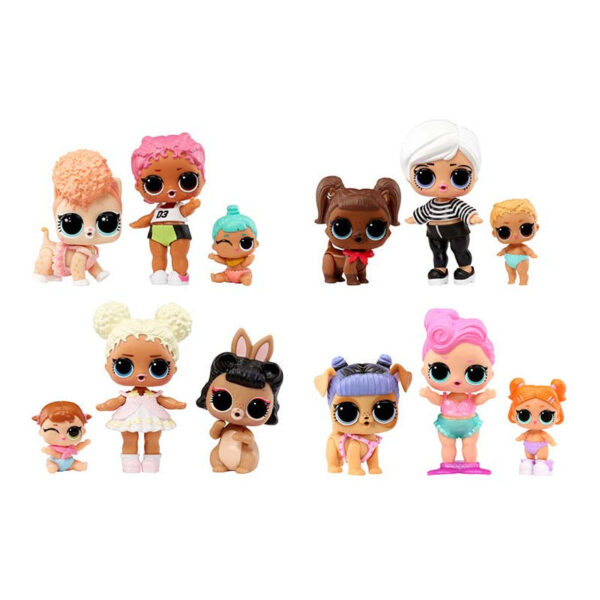 Muñeca L.o.l Surprise Tot + Pet + Lil Sis 3-pack