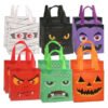 Pack 2 Bolsas Para Dulces Diseño Hallowen Reutilizables