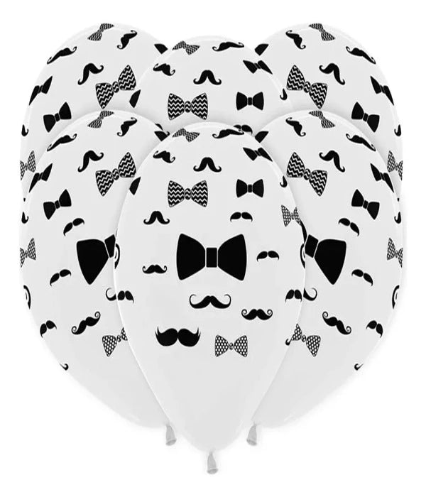 Pack De 12 Globos Látex Día Del Padre, más Varillas