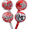 Set De Globos Metalizados 4 Piezas De 25 Cm San Valentín.