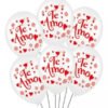 Pack De 18 Globos Látex Estampados Diseños Del Día Del Amor.