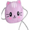 Mini Cartera De Niña Bandolera Diseño Gato Kawaii
