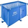 Alberca Estructural Rectangular Bestway 56404 Con Capacidad De 3300 Litros De 3m De Largo X 2.01m De Ancho Azul