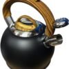 Tetera Con Silbato Acero Inoxidable 2,5 Litros Mango De Madera