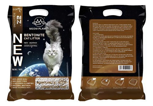 Arena Para Gato Aglutinante 24 Kg, Aroma Café